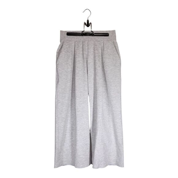 Lululemon Can You Feel The Pleat Crop *21" High Rise Heathered Power Grey 6 - Picture 1 of 4